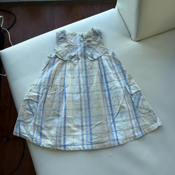 Burberry Other - Baby kid dress sleeveless 12/18 months Burberry blue